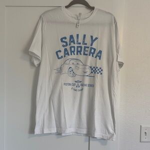 Bella Canvas White Tee with Blue Sally Graphic